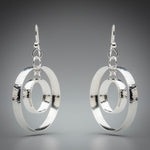 Illuminate Dual Hoop Sterling Silver Earrings
