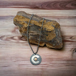 Colorado Love Sterling Silver/14K GF Disc Necklace