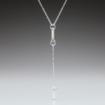 Illuminate Zip  Sterling Silver Necklace