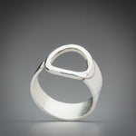 Illuminate Asymmetric Ring Sterling Silver Ring