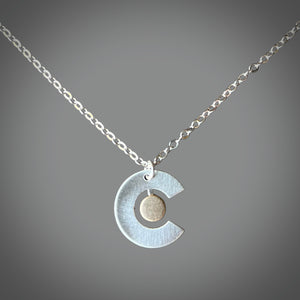 Colorado Love Sterling Silver/14K GF Necklace