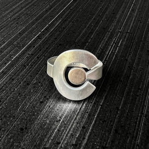 Colorado Love Sterling Silver/14K GF Wrap Ring