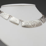 Fierce Deconstructed Collar Sterling Silver Necklace