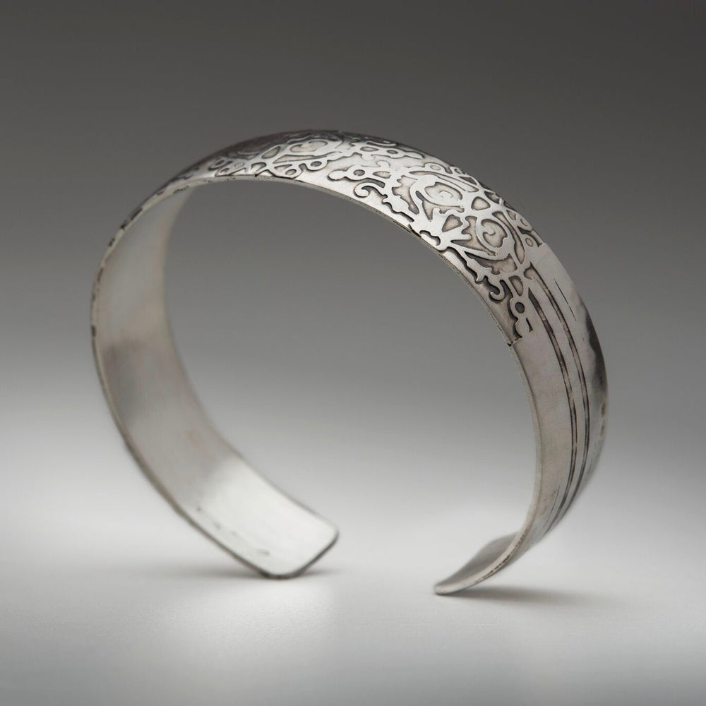 Victorian Silver Bangle — Isadoras Antique Jewelry