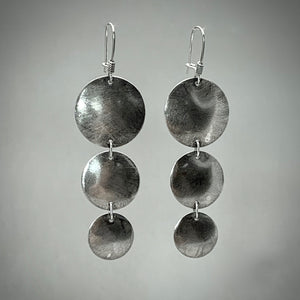 All Sizes Sterling Silver Disc Earrings