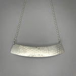 Honey Comb Sterling Silver Plate Necklace